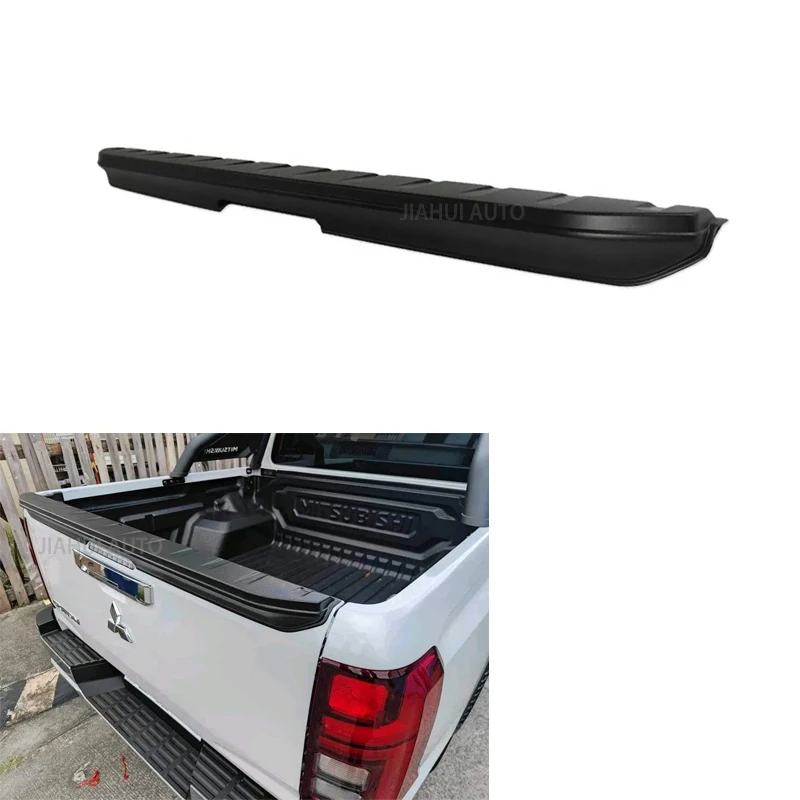 ABS Matte Black Tailgate Spoiler For Mitsubishi Triton L200 2023 2024 2025 Pickup 4x4 Accessories