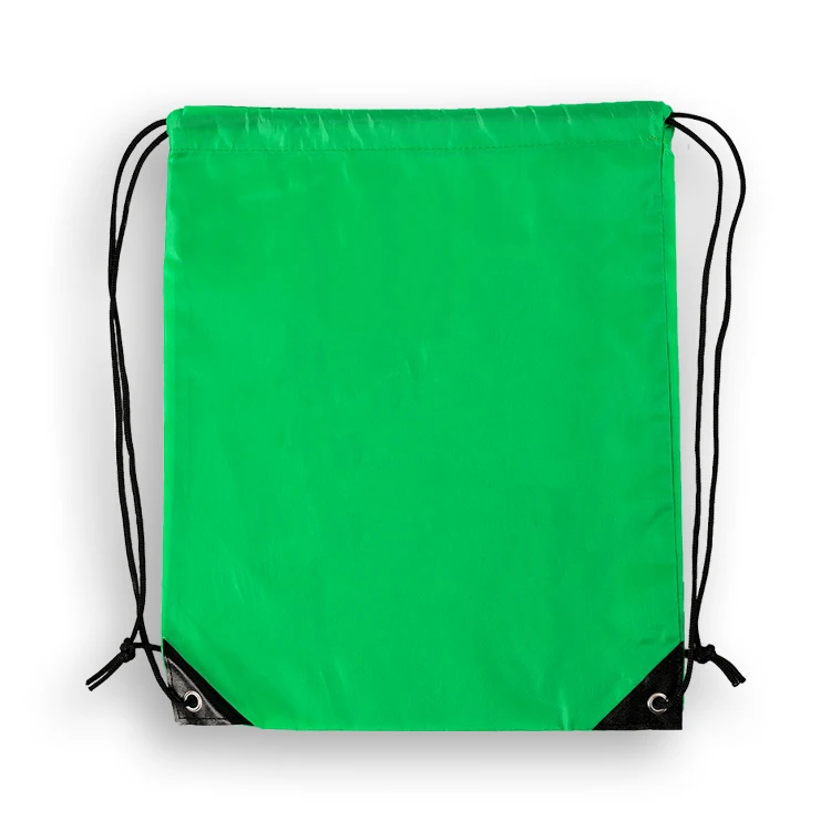 European market promotional 210D polyester string drawstring bag