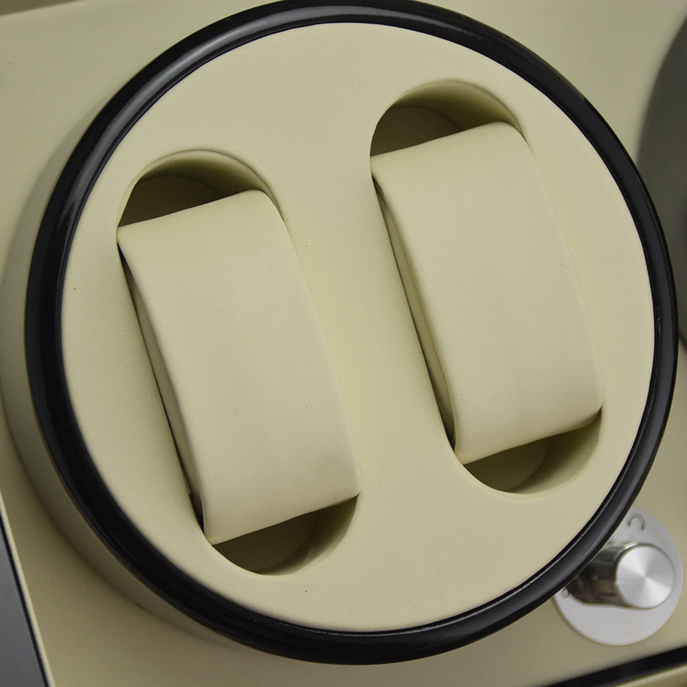 Goochy GC03-D31BW-A Automatic Rotation Wood luxury Watch Storage Display Case Box Watch Winder box with lid sensor