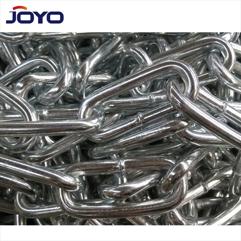 Link Chain China Manufacturer Electric Galvanized High Quality Din766 Steel Short Welded ISO9001:2015 CE Certificate