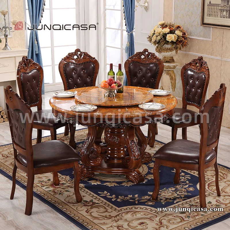 Luxury Dining Room Marble Dining Table Set Modern Wood Dining Table And Chairs For Sale