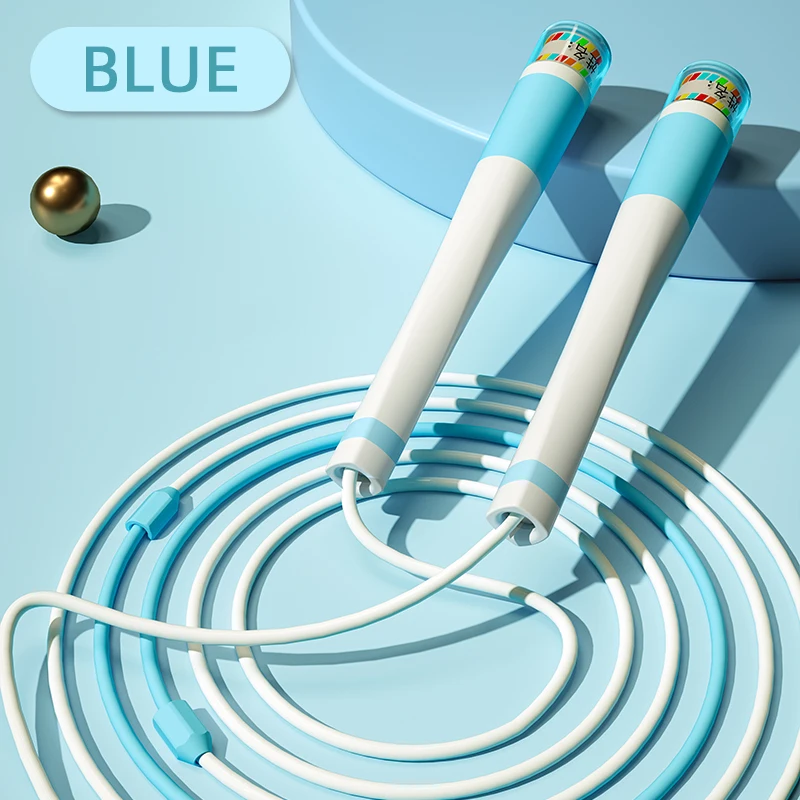 Sand learning style skipping rope without knotting unisex fancy jump rop Customizable skipping rope