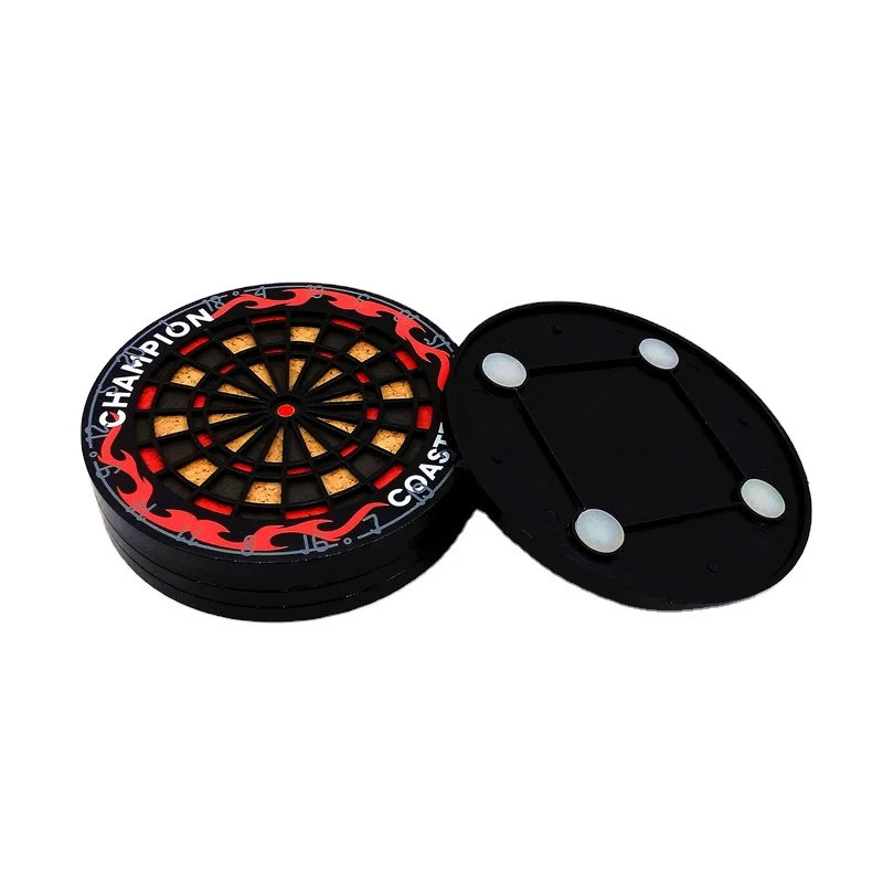 mix wholesale high quality non-toxic fabric Cup Holder Round Dart Plate Coasters Placemat Cups Mat Bar Mug Drink Pads ARI-450