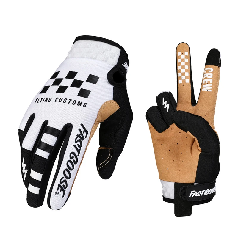 Перчатки для мотокросса дышащие, защитные спортивные митенки для езды на мотоцикле, MX
