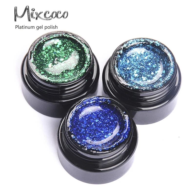Mixcoco популярный в США Гель-лак Платиновый гель для