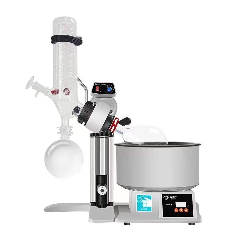 Stock Available Lab re-501 Heidolph Glass Condenser Rotary Evaporator Manual Error 3 With Vacuum Control