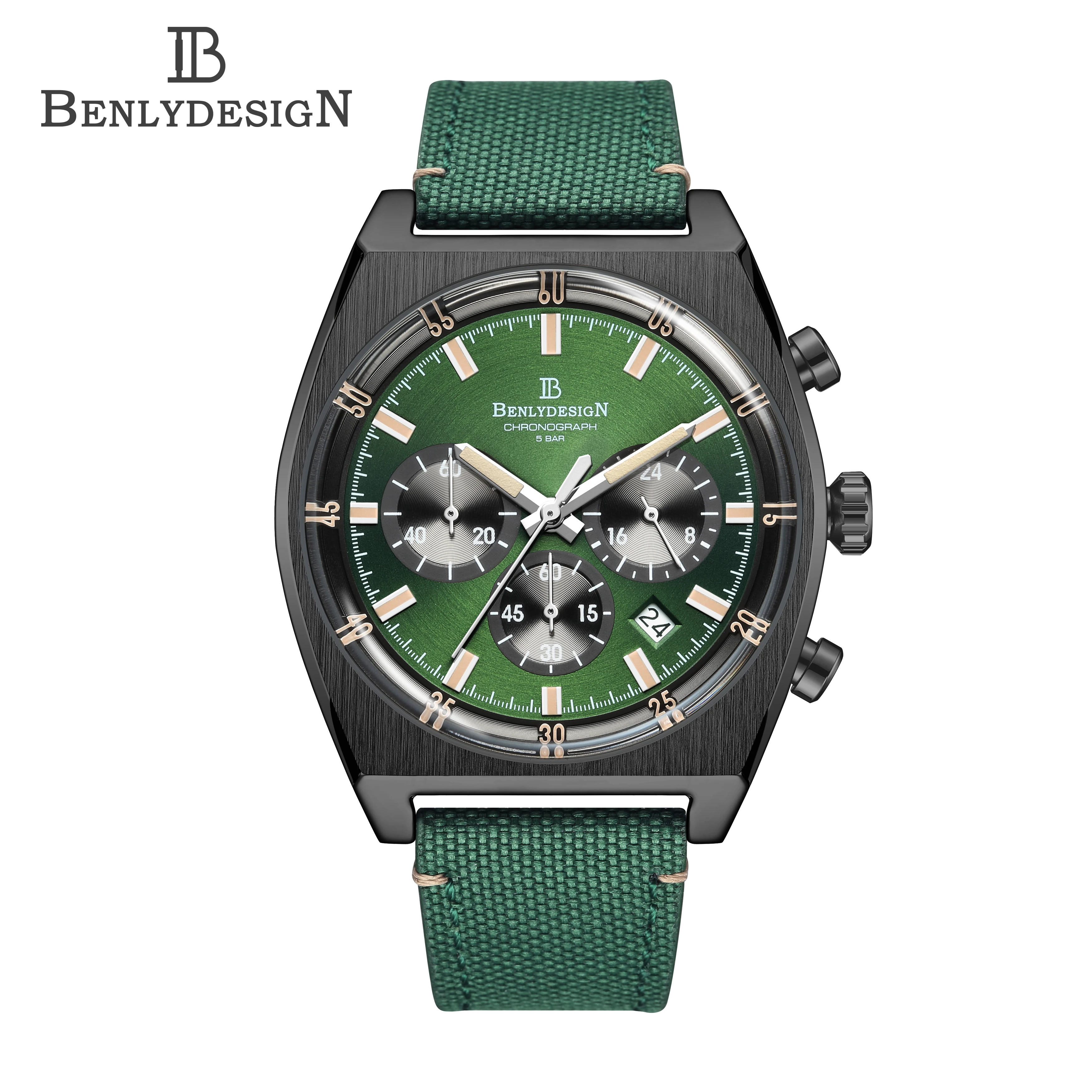 Мужские водонепроницаемые наручные часы с ремешком из нержавеющей стали 5 АТМ 2116