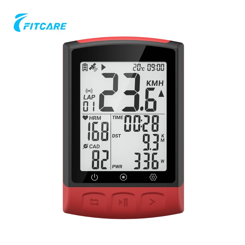 Bicycle GPS Bike Computer With Wireless Computer Heart Rate Monitor Armband Speed Cadence Speedometer Bicycle Computer