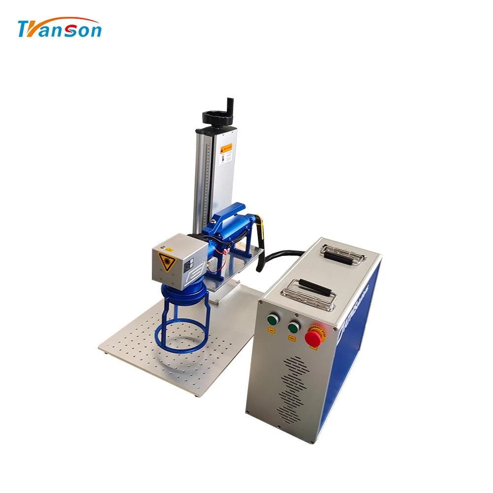 Portable laser mini cnc fiber laser marking machine 20W 30W 60w Jewelry Ring engraving machine diy machine