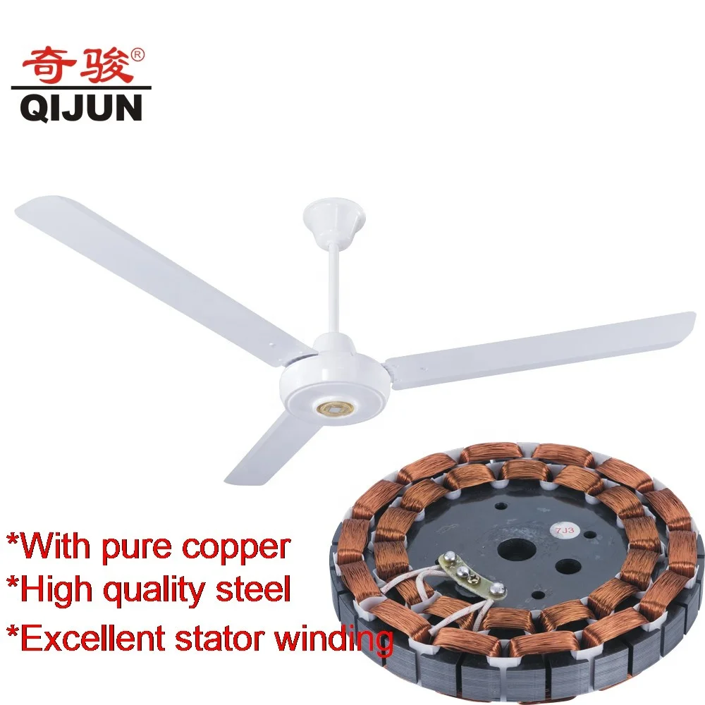 CKD Packing New National Model 1400 mm 56 inch Industrial AC Ceiling Fan with 5 Speeds Regulator to South America Egypt Iraq