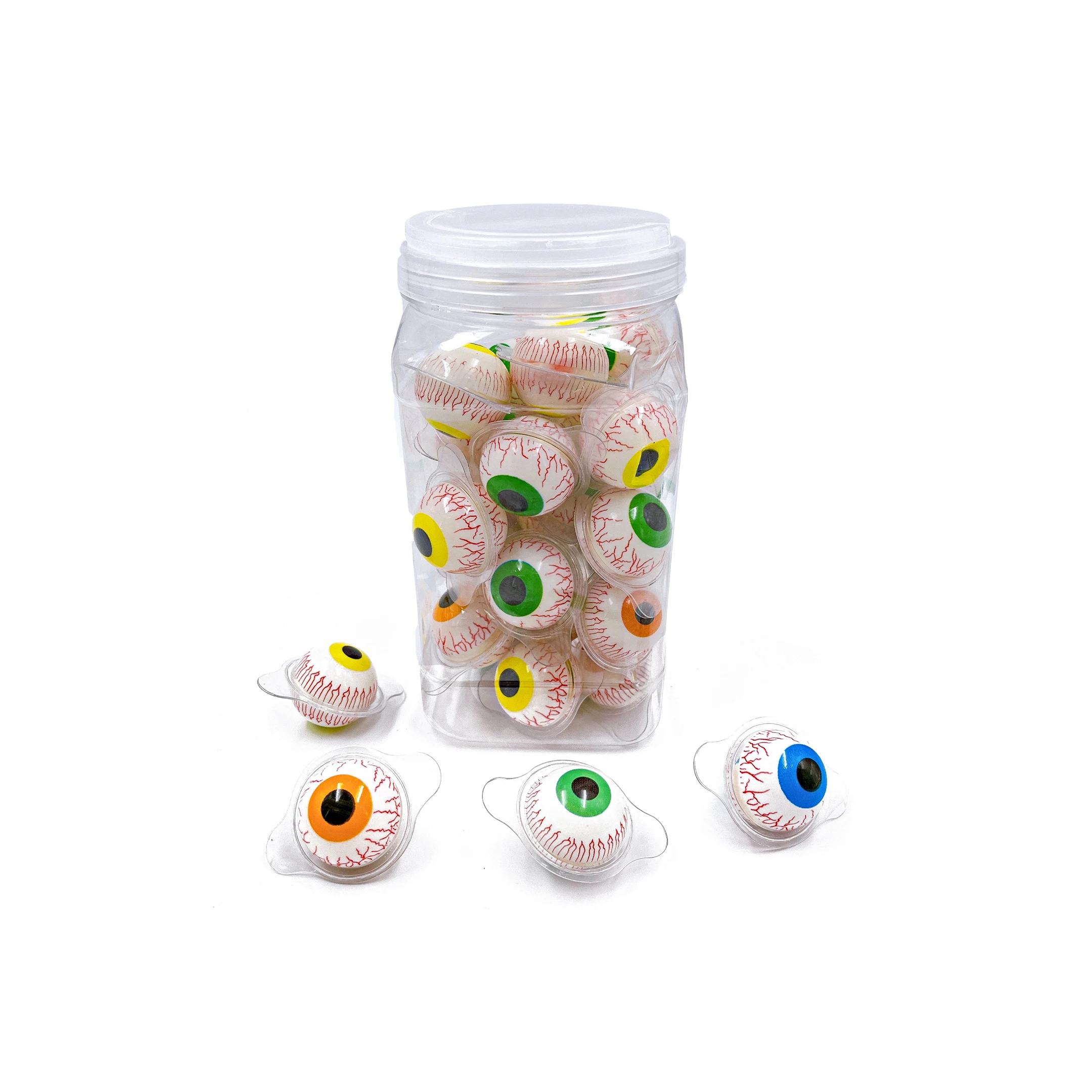 3D глазное яблоко земля сахар клубника утка арбузный Гель Мягкие Сладости Фруктовая