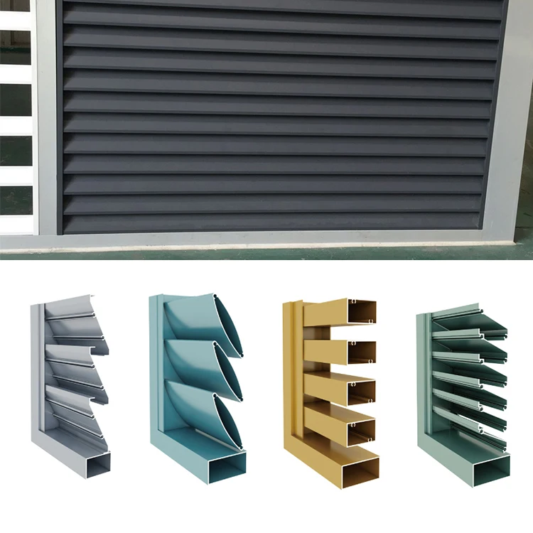 Extruded Aluminum Profiles for Sun-Shade Louver Costom Windows Blade Extrusions Factory