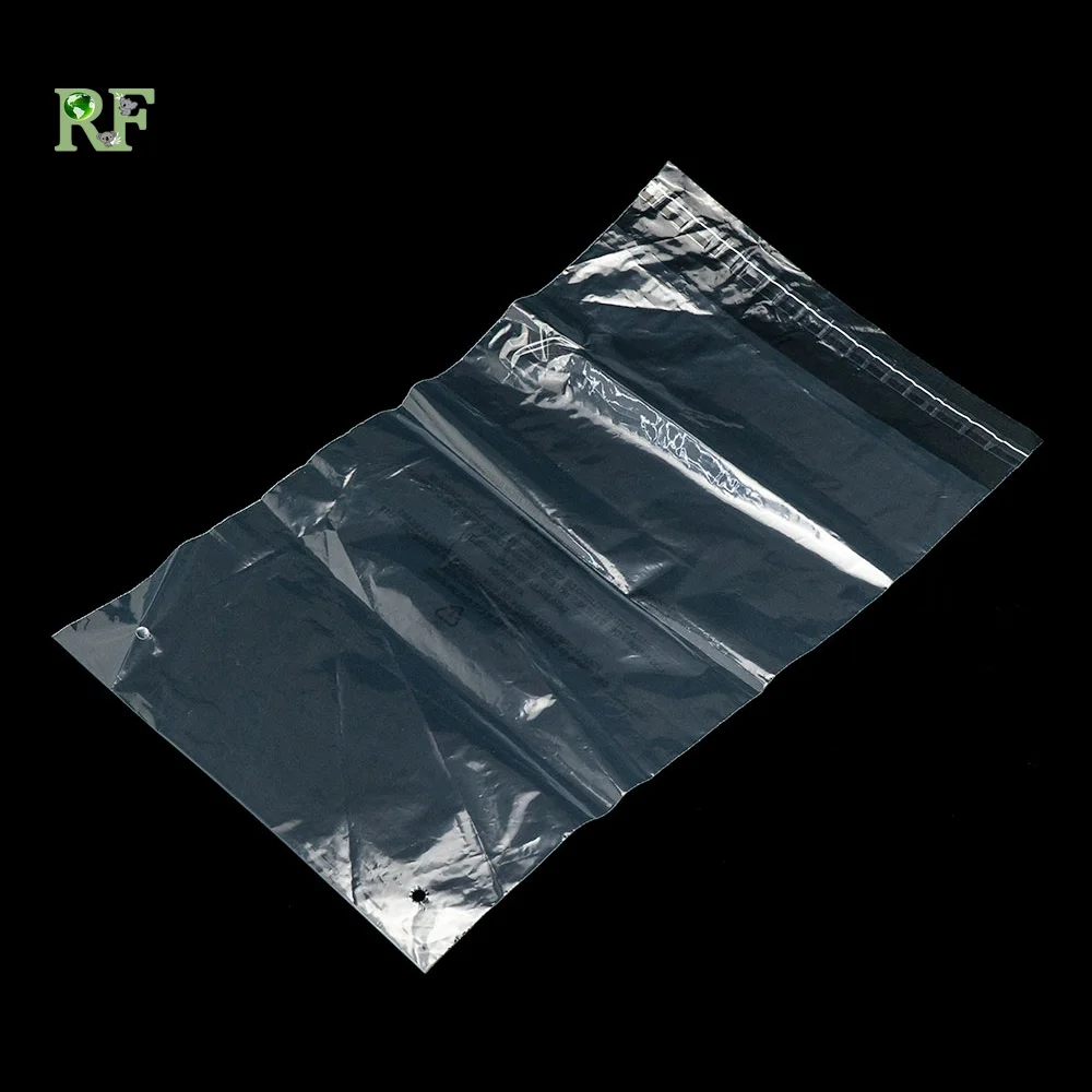 E-commerce shop custom plastic clothing packing bag shirt dress shipping bag clear mailing bag