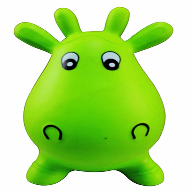 Kids Animal Toy Ball Space Hopper Toy Inflatable Cow Ride On Bouncy Play Toys Xmas Gift