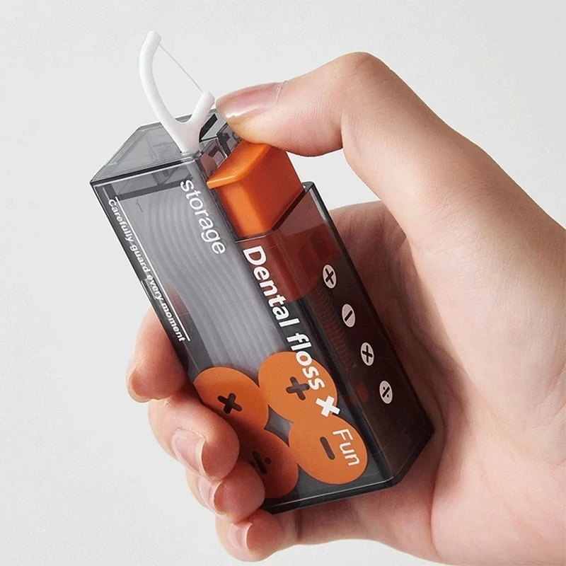 Small Dental Flossers Dispenser Portable Dental Floss Storage Box