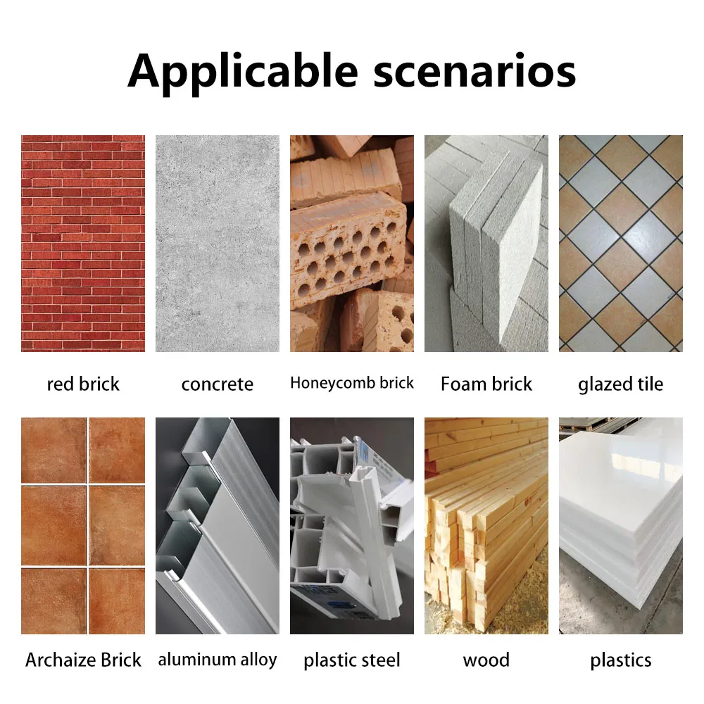 Высококачественный шестиугольный бит алмазного сердечника 3/4/5/6/8/10/12 мм Мраморный кремовый стеклянный кирпич