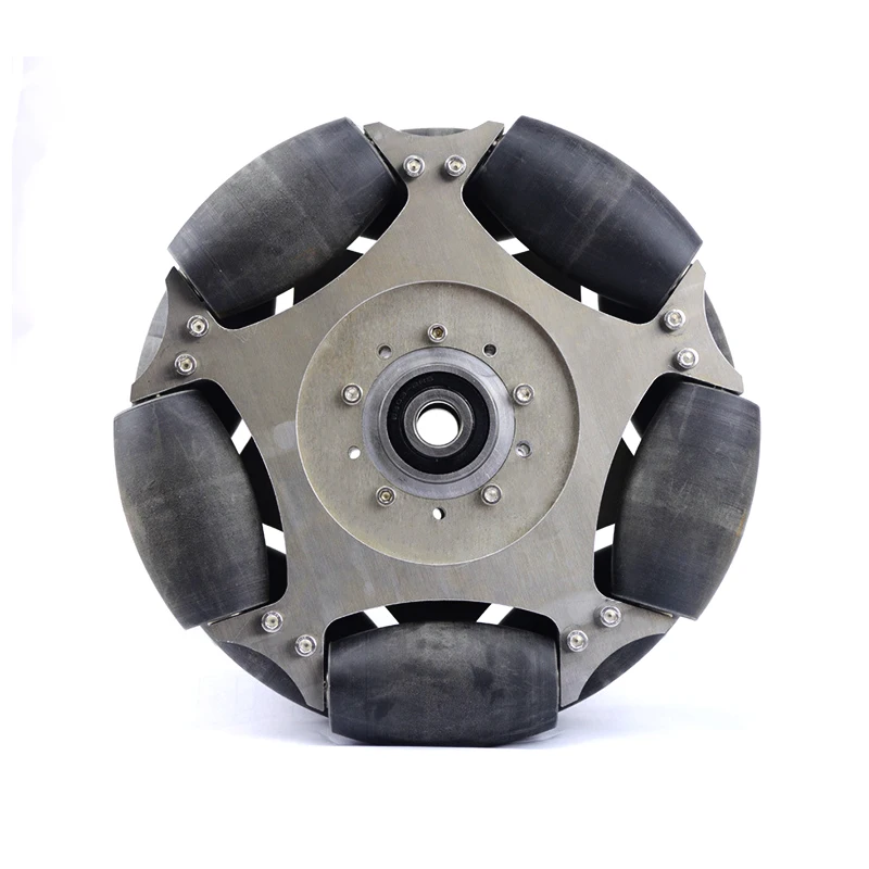 127mm High load aluminum alloy omnidirectional wheel with keyway