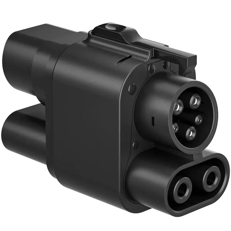 CCS2 To Type CCS1 EV Charger Adapter Convertor 250A CCS Combo 2 A Do CCS Combo 1 AC DC De Adaptador Carga Connector Convertidor