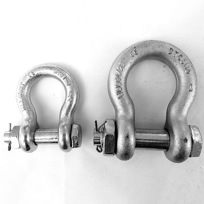 Фитинг для проволочной веревки в форме банта G209 3/8 дюйма, оцинкованная скоба