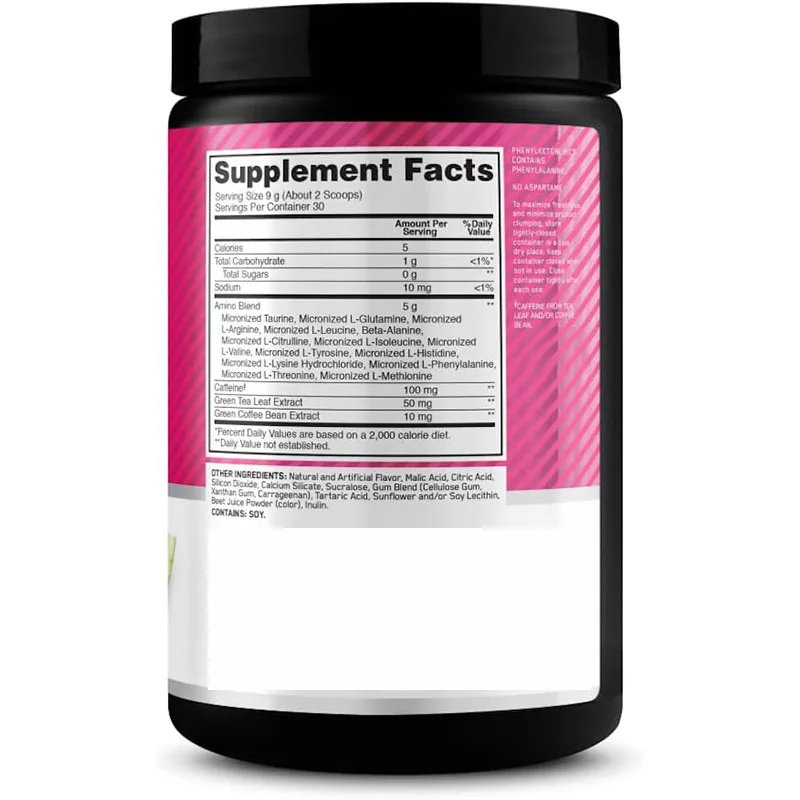 Amino Electrolyte Energy Drink Powder Assist In Synthesizing Proteins Organic Natural Health Care Products For Health