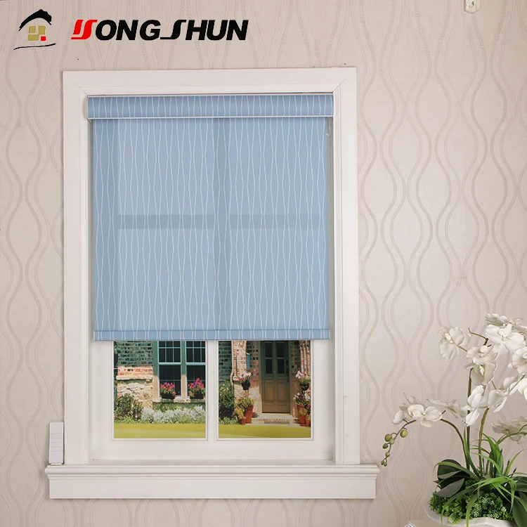 roller shade motorized blackout remote control smart  roller blinds