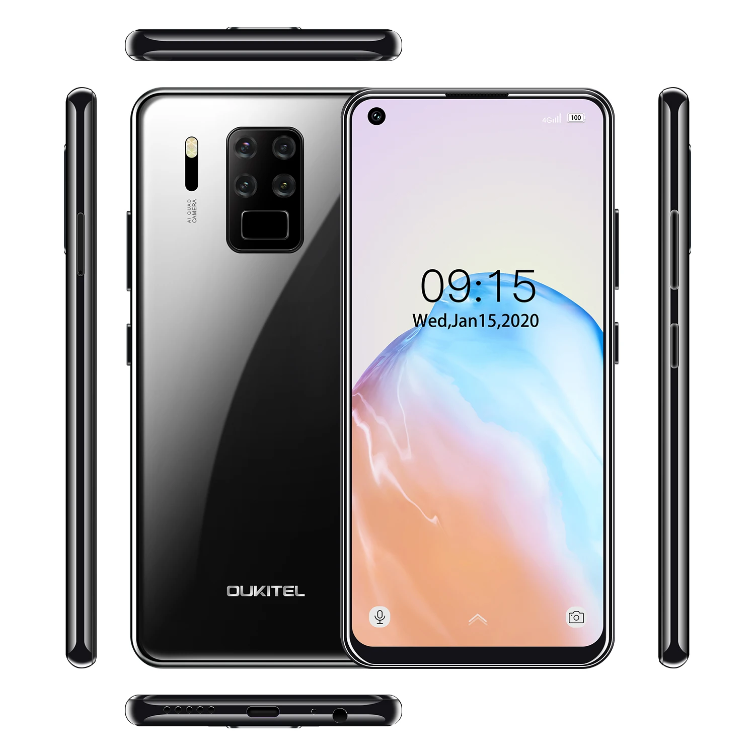 Смартфон OUKITEL C18 Pro на Android восемь ядер экран 6 55 дюйма 4 Гб + 64