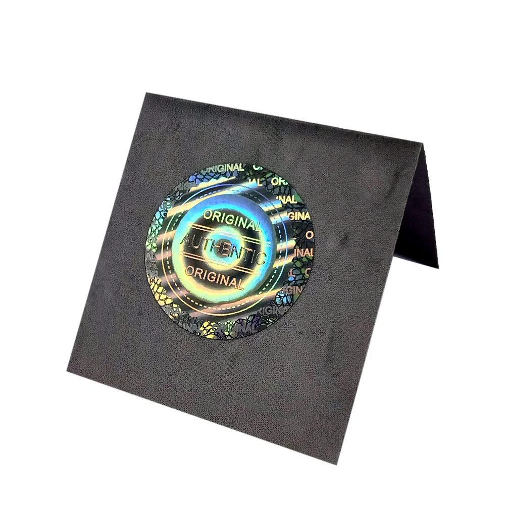 Cheap Wholesale Accept Custom Security Tamper Evident Round 3D Hologram Sticker Holographic Stickers With Logo Label