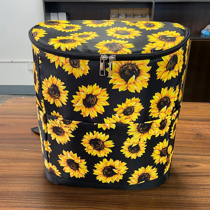 Wholesale Custom Picnic Lunch Camping Printed Waterproof Backpack Insulated Cooler Bag