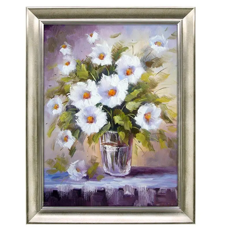 Custom Wholesale Vintage European Style creative tabletop wall decoration wooden oil painting frame Photo Picture Frame