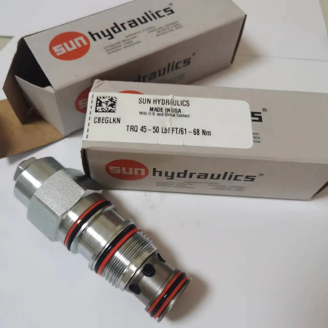 CBEGLKN  origin reliefe valve in stock hydraforce SUN HYDRAULICS EATON VICKERS IH CBEG-LKN