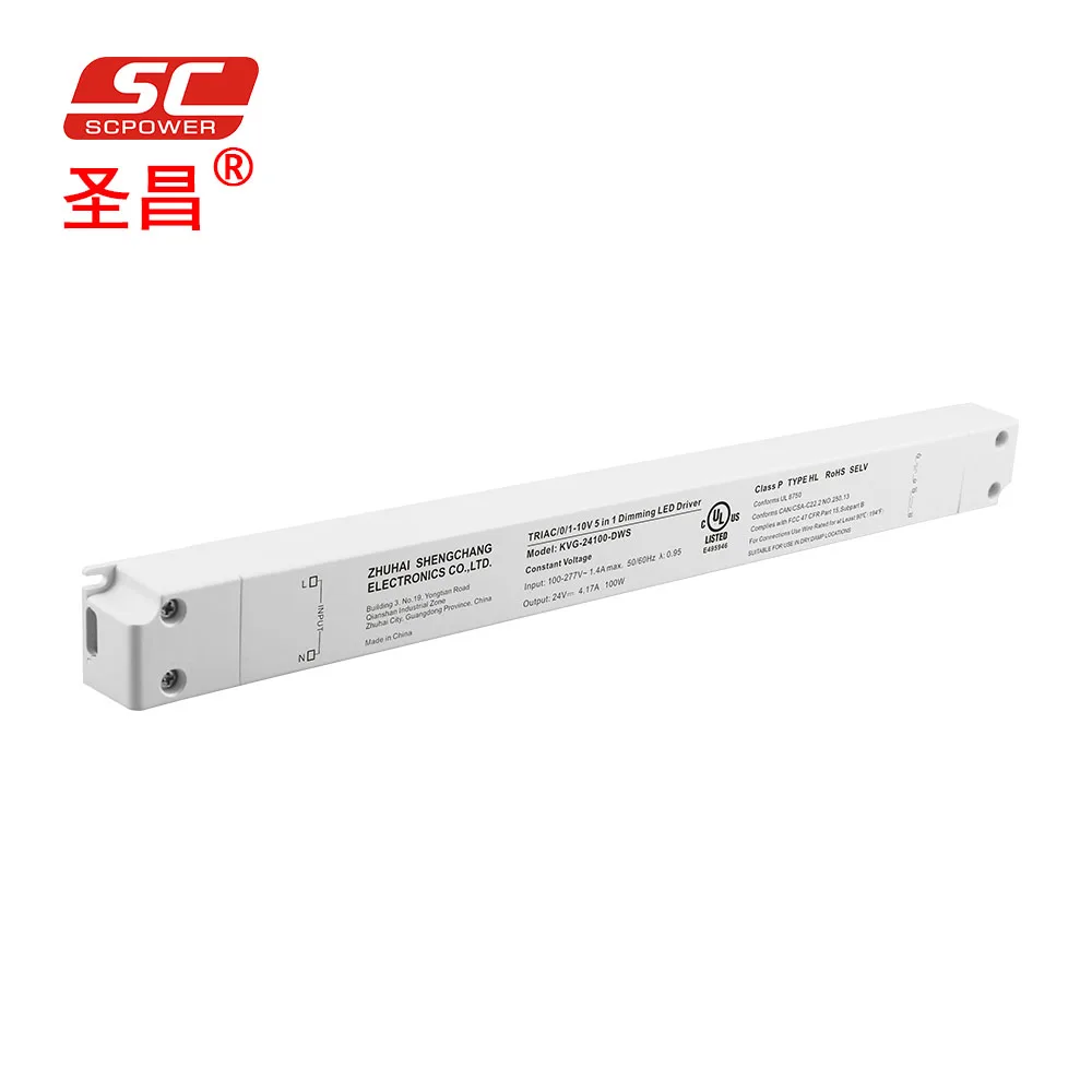  Низкое напряжение 100V 277V Переключая Электропитание 100W 24V 4.17A импульсивный источник питания светодиодного освещения трансформатор