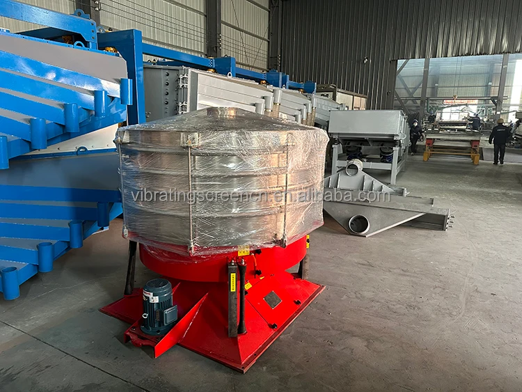 304 316 stainless steel food grade tumbler screening machine vibrating screen powder sifter for sugar  salt seasoning
