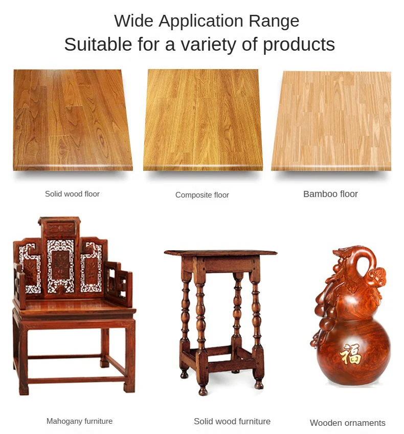 Wood Furniture Stain Removal Brightening Mahogany Care Polish Beeswax Coating Care Floor Wax