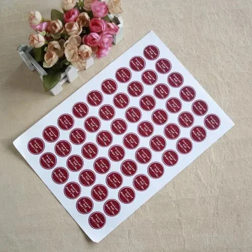 Custom Vinyl Sticker Waterproof Self Adhesive A4 A5 A6 Sheet Kiss Cut Sticker Label Print Supplier Sticker