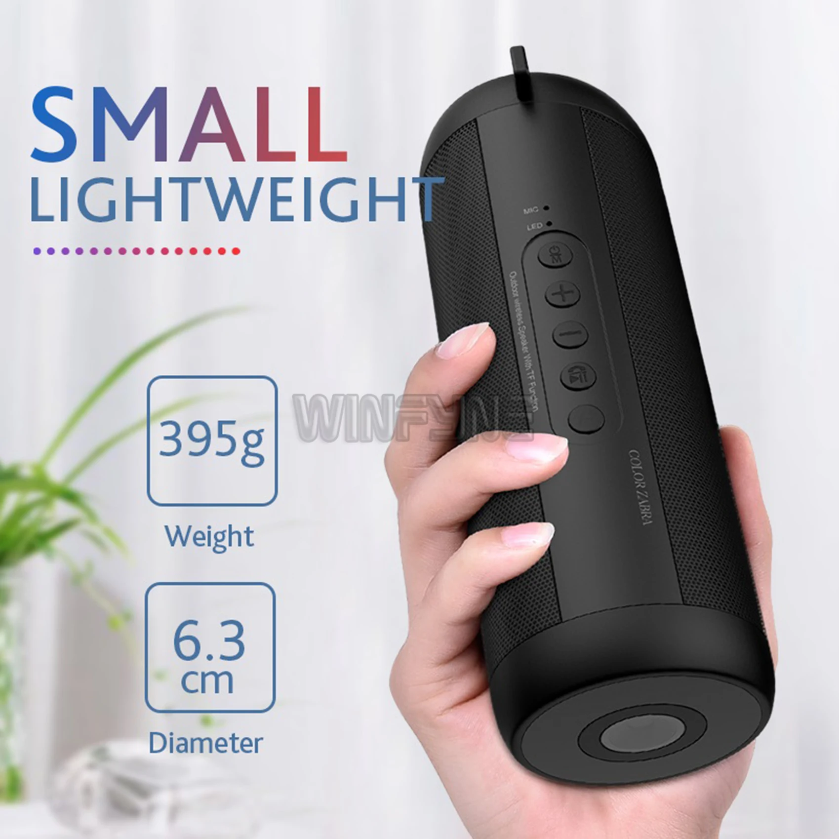 
Wholsale Stereo Mini Speaker Long Playtime Bluetooths Wireless Speaker with Impressive Sounds for Sports Travel Speaker 