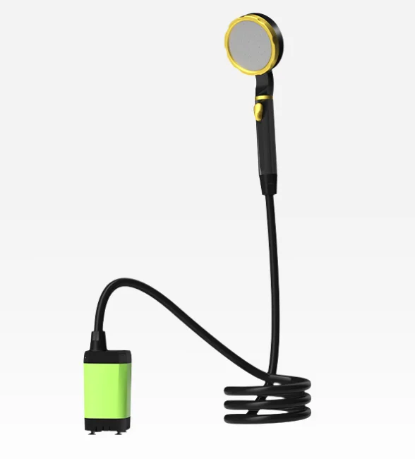 2024 Hot Sale Outdoor Portable Camping Shower with 6000mAh Upgraded Rechargeable Pump Intelligent Digital Display for Traveling
