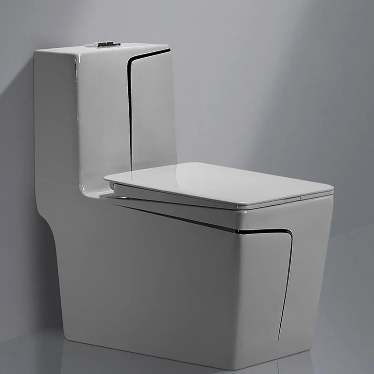 bathroom toilets multicolor luxury gold line design grey black inodoros sanitary ware one piece toilet