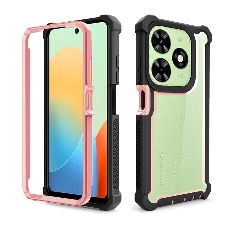 Clear Space Mobile Phone Pouches Shockproof Full Protection Cover For Infinix Hot 50i/Smart 9/Hot 50