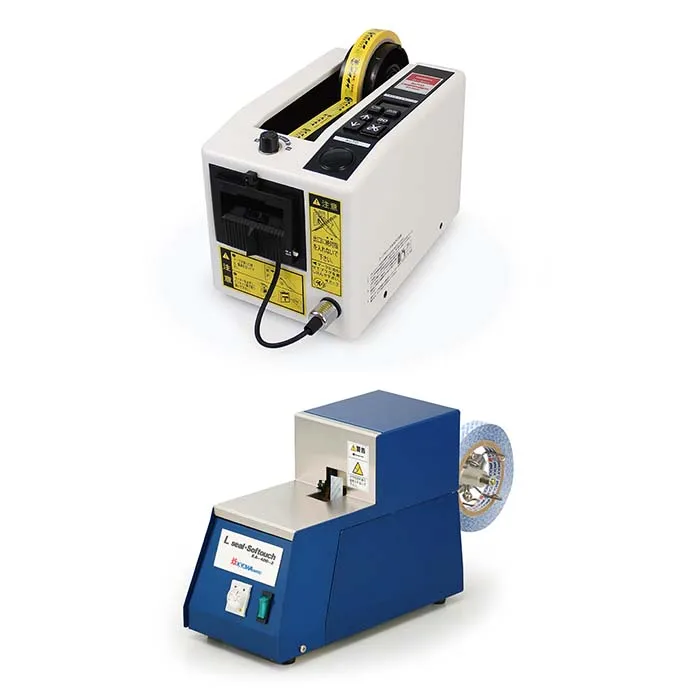 Japanese 3 kinds of color manual or automatic compact size application adhesive packing tape roll dispenser