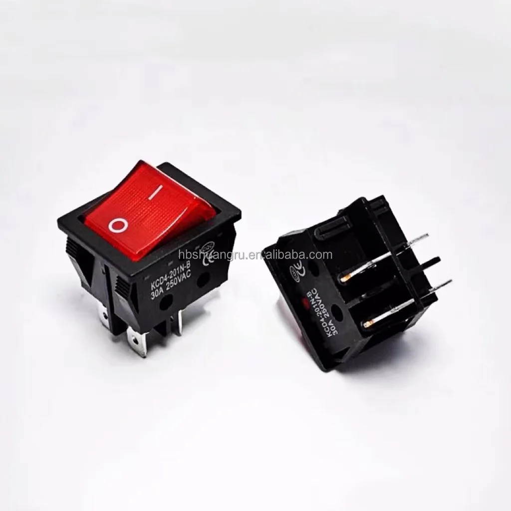 Кубический пламенный выключатель красный 15A220V остановка старт переключатель 2-8 кВт однофазный Бензиновый Генератор аксессуары кубический