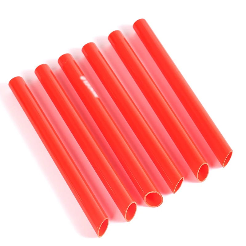 Тритан 14 мм стальная труба большого диаметра для пускания мыльных пузырей молочный чай с пластиковом соломинком, красная однотонная жесткий многоразовые питьевые соломки