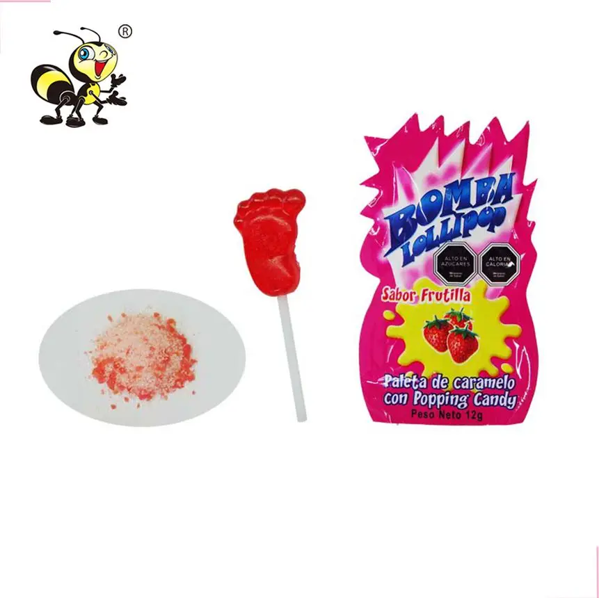 Популярные и сладости в форме бренда жесткая Оптовая китайская рука с поп леденец конфеты