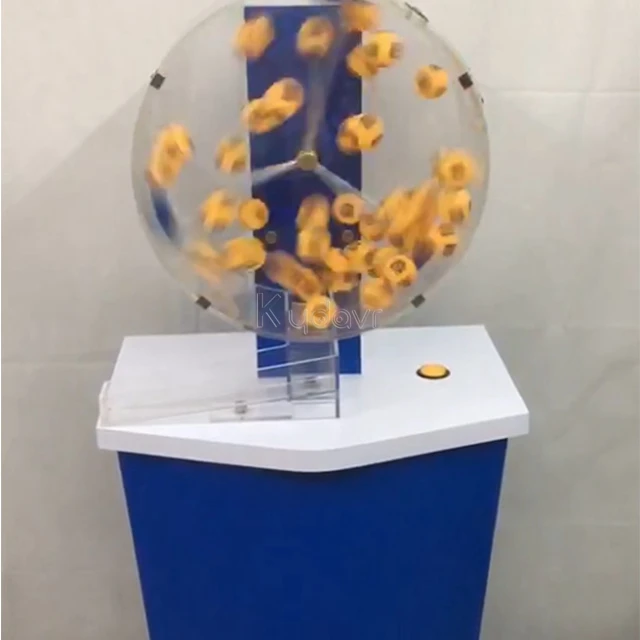 Lucky ball machine bing game go drawing machine lotto ticket gravity pick game machine