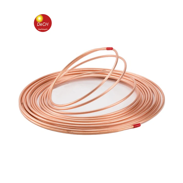 Factory Supply Air Conditioner Copper Pipe 6.35mm 1/4 Inch Copper Tube