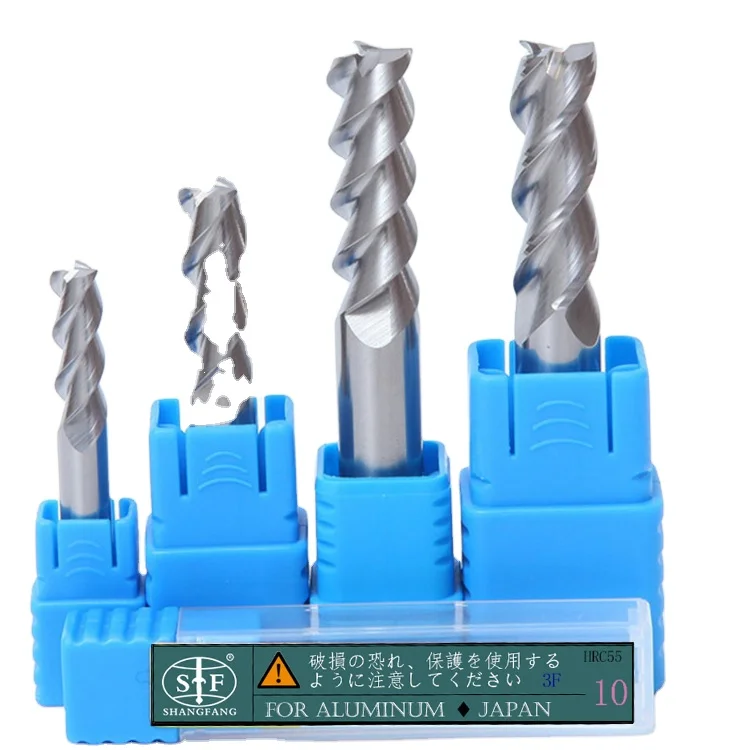 Tungstend HSS Carbide End Mills For Aluminium