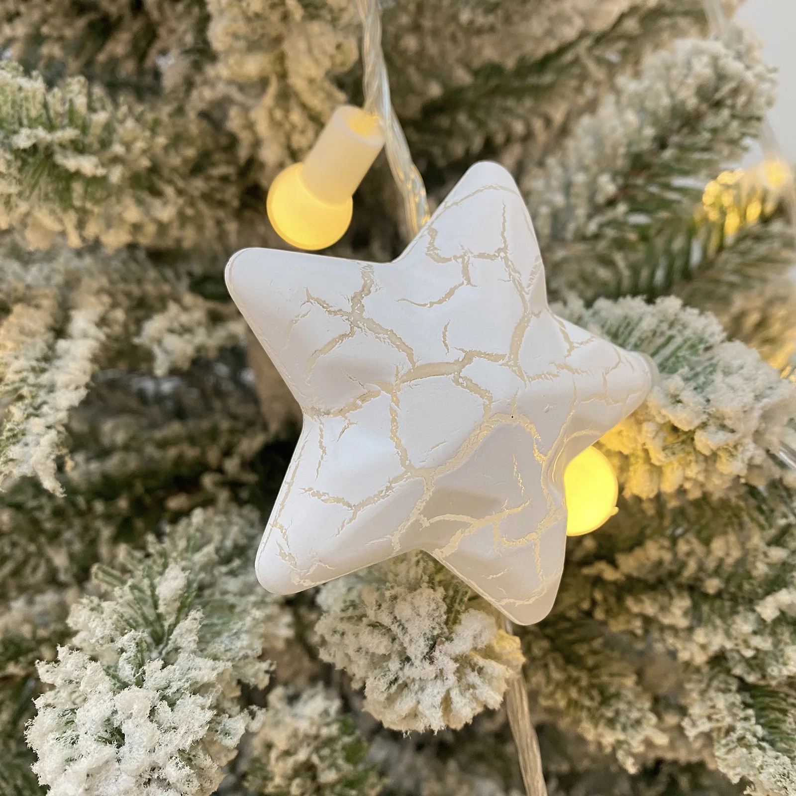 Оптовая продажа светодиодных ламп, теплое белое Звездное освещение, день рождения, Рождество, праздник, спальня, украшения, гирлянда