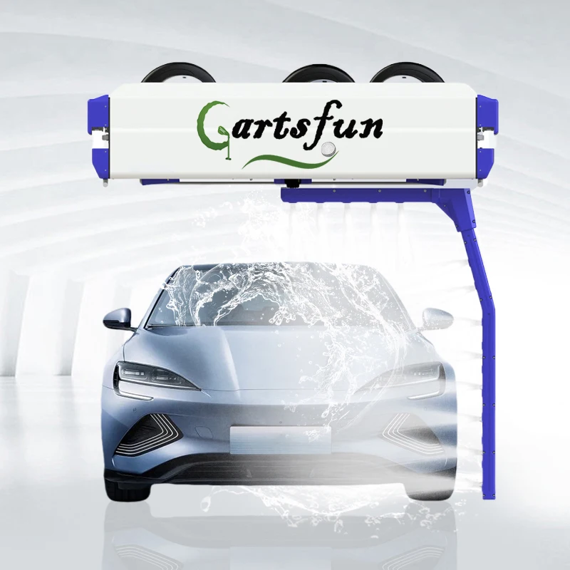 China factory high pressure PLC control automatic 360 touchless car wash machine