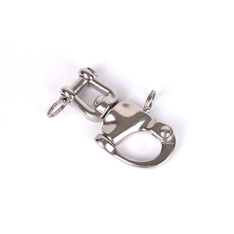 Quality Special Quick Release Stainless Steel Marine Hardware Jaw Swivel Snap Shackle