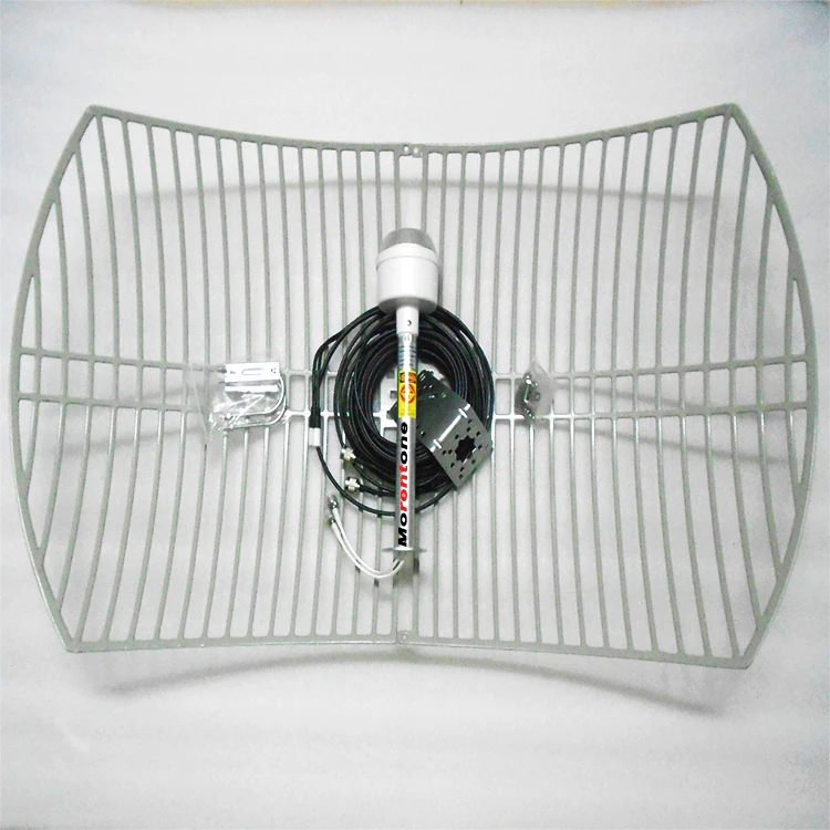  Параболическая сетчатая антенна mimo 1700 ~ 2700 МГц с 2x24dbi для модема