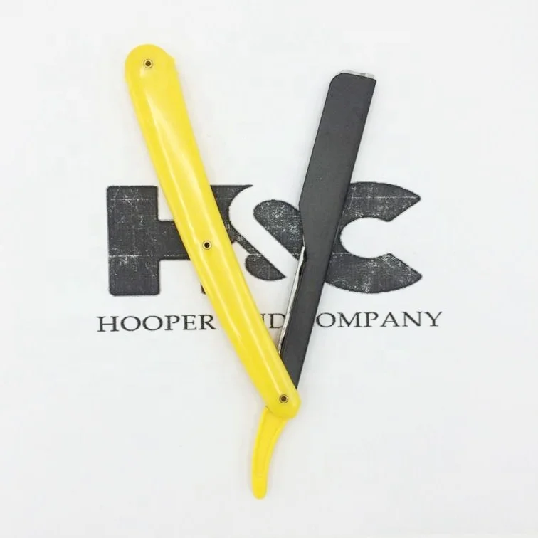 Professional Close Shaving Men Manual Shaver Disposable Blade Barber Straight Edge Razor Plastic Handle Custom Logo sustainable